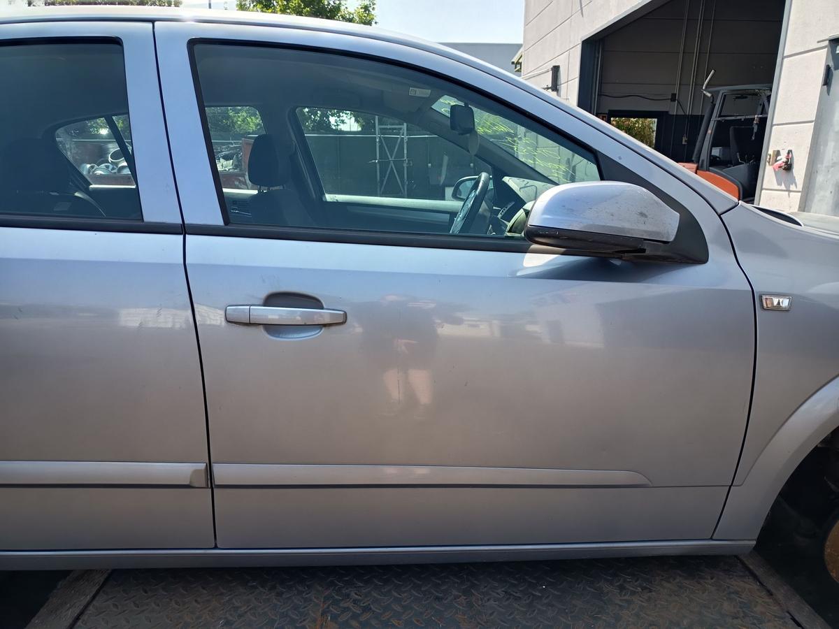 Opel Astra H original T&uuml;r Roht&uuml;r vorne rechts Z163 Lichtsilber Baujahr 2007