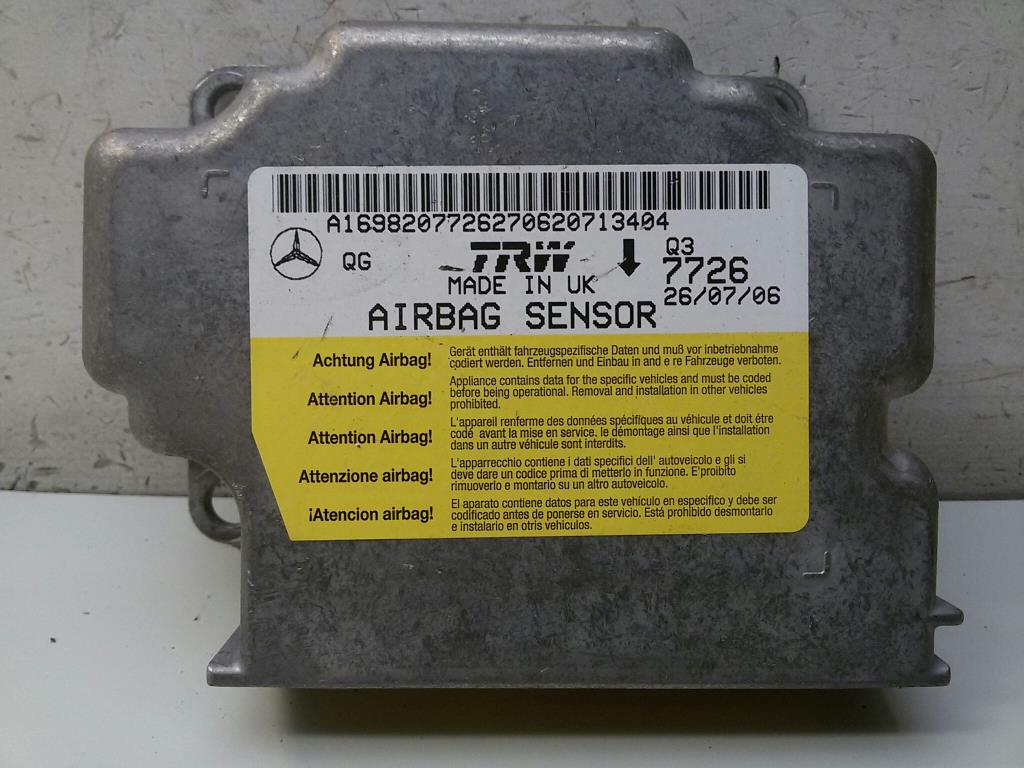 Mercedes A-Klasse W169 BJ2007 Steuergerät Airbag A16982077262 TRW