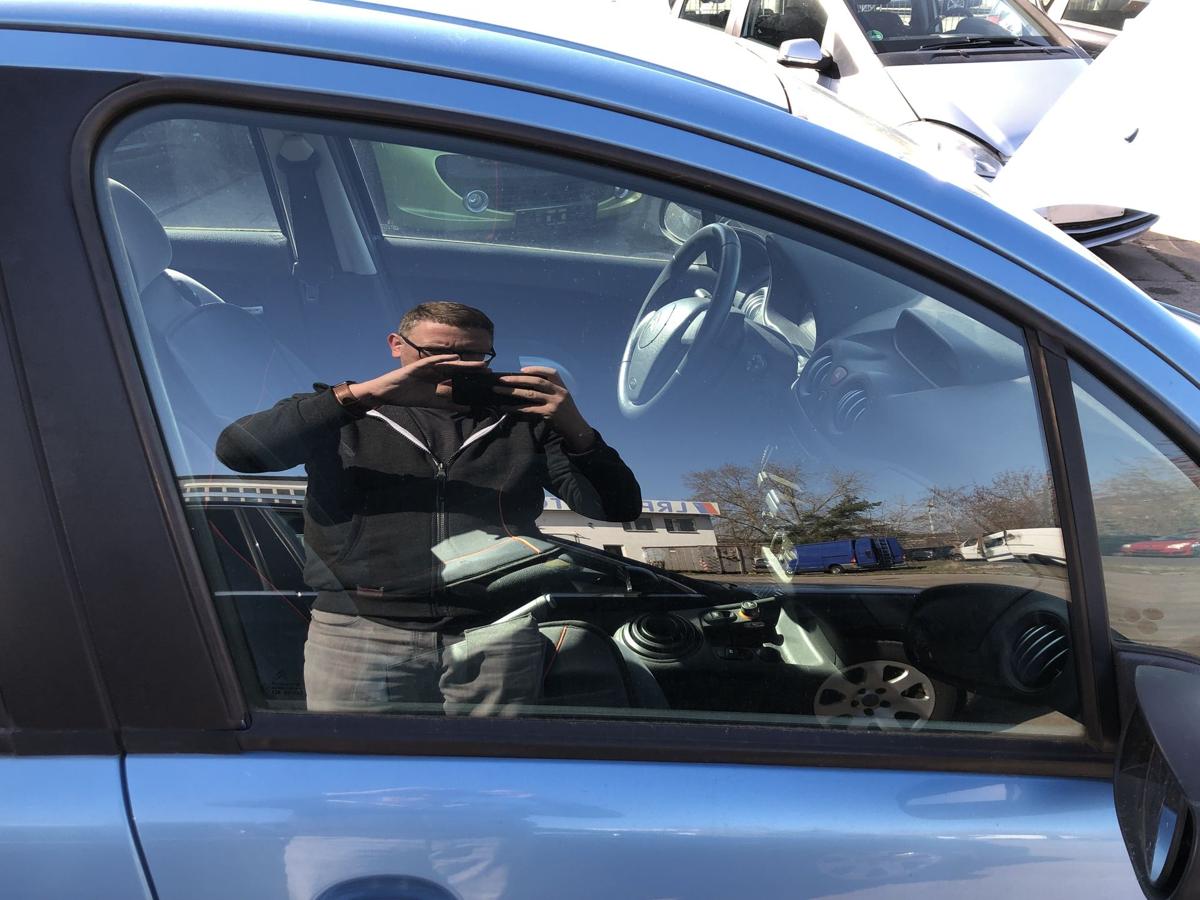 Citroen C3 Typ F T&uuml;rscheibe vorne rechts Seitenscheibe Colorglas