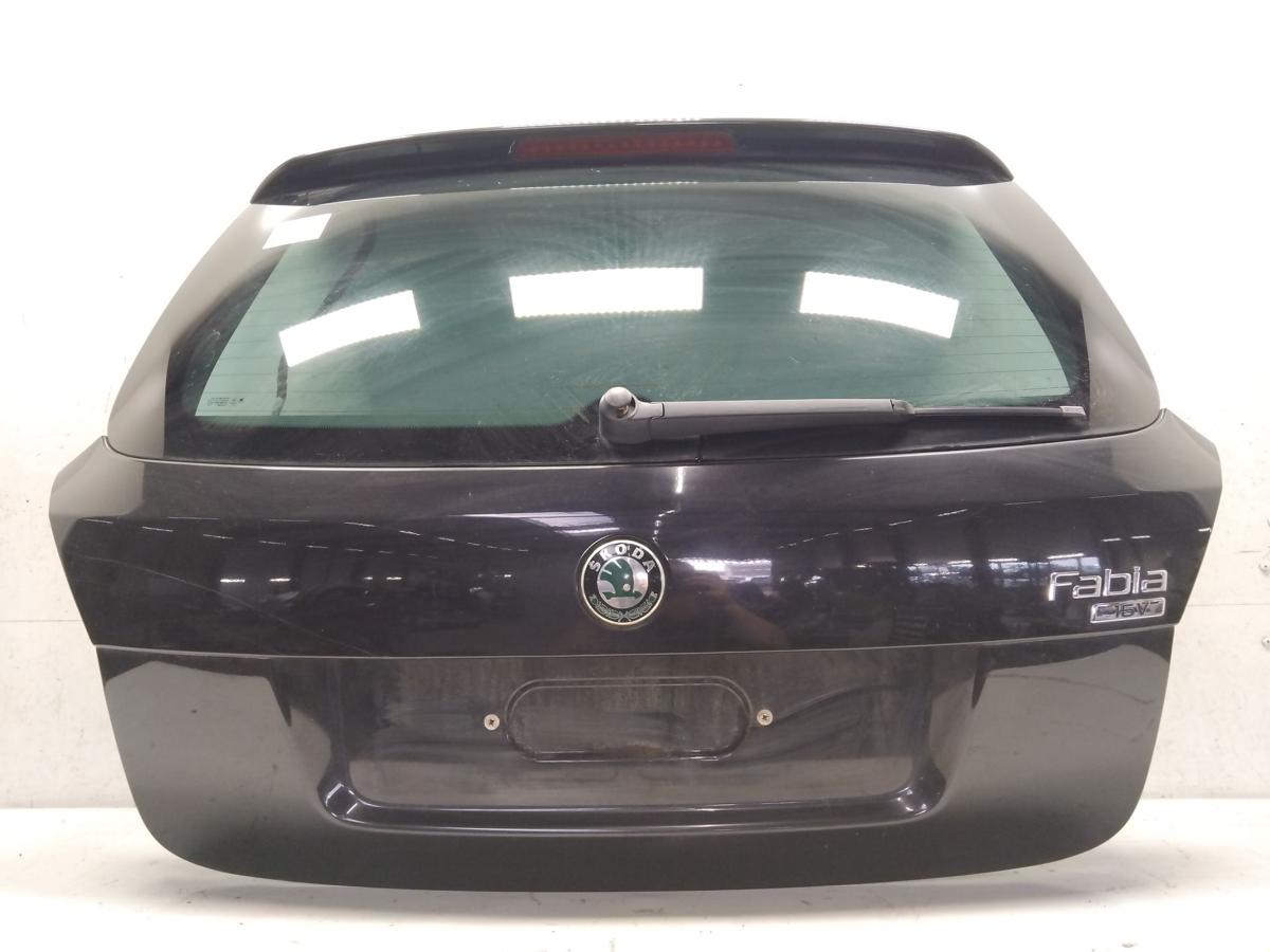 Skoda Fabia 2 Kombi 5J Heckklappe schwarzmetallic 9910 inkl. Heckscheibe Bj.2008