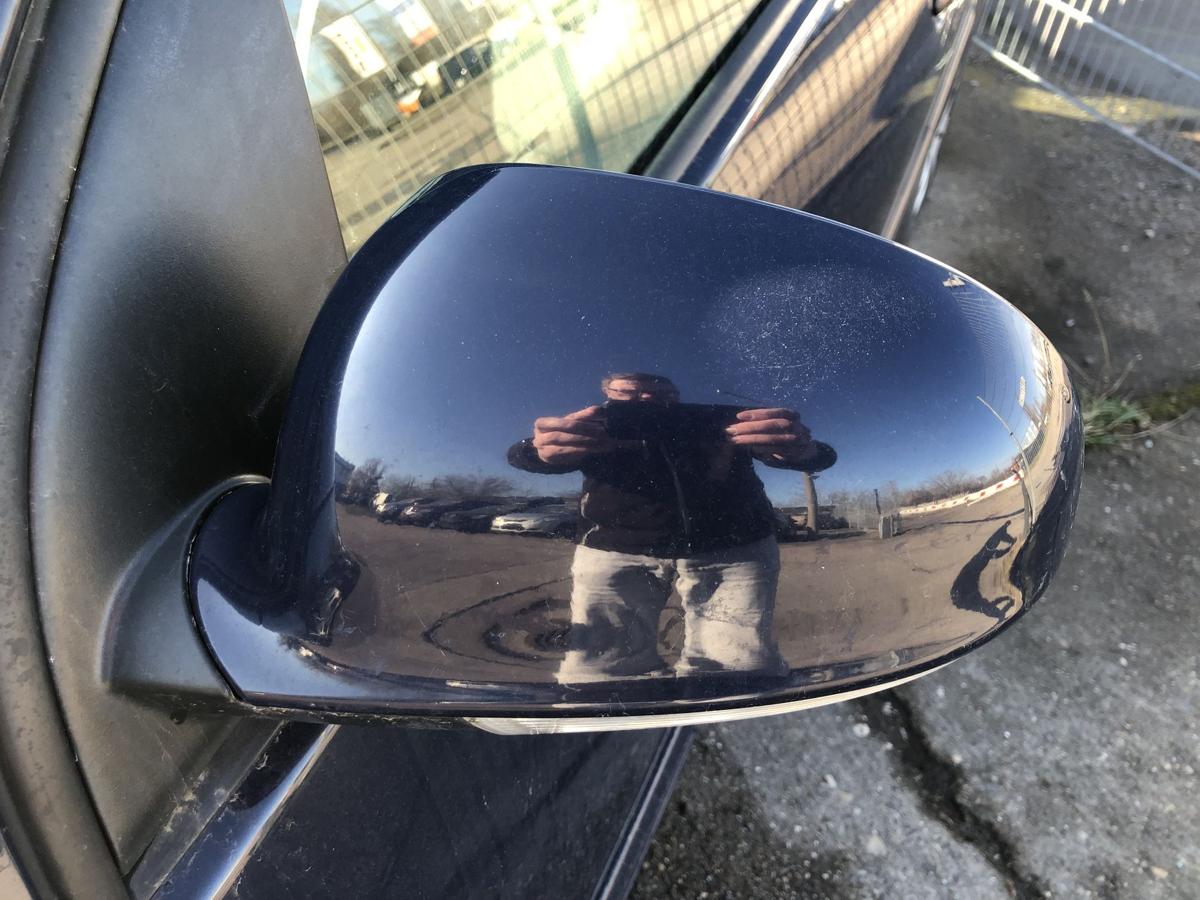 VW Golf 5 V 1K Au&szlig;enspiegel links R&uuml;cklspiegel elektrisch LA5G Perlblau