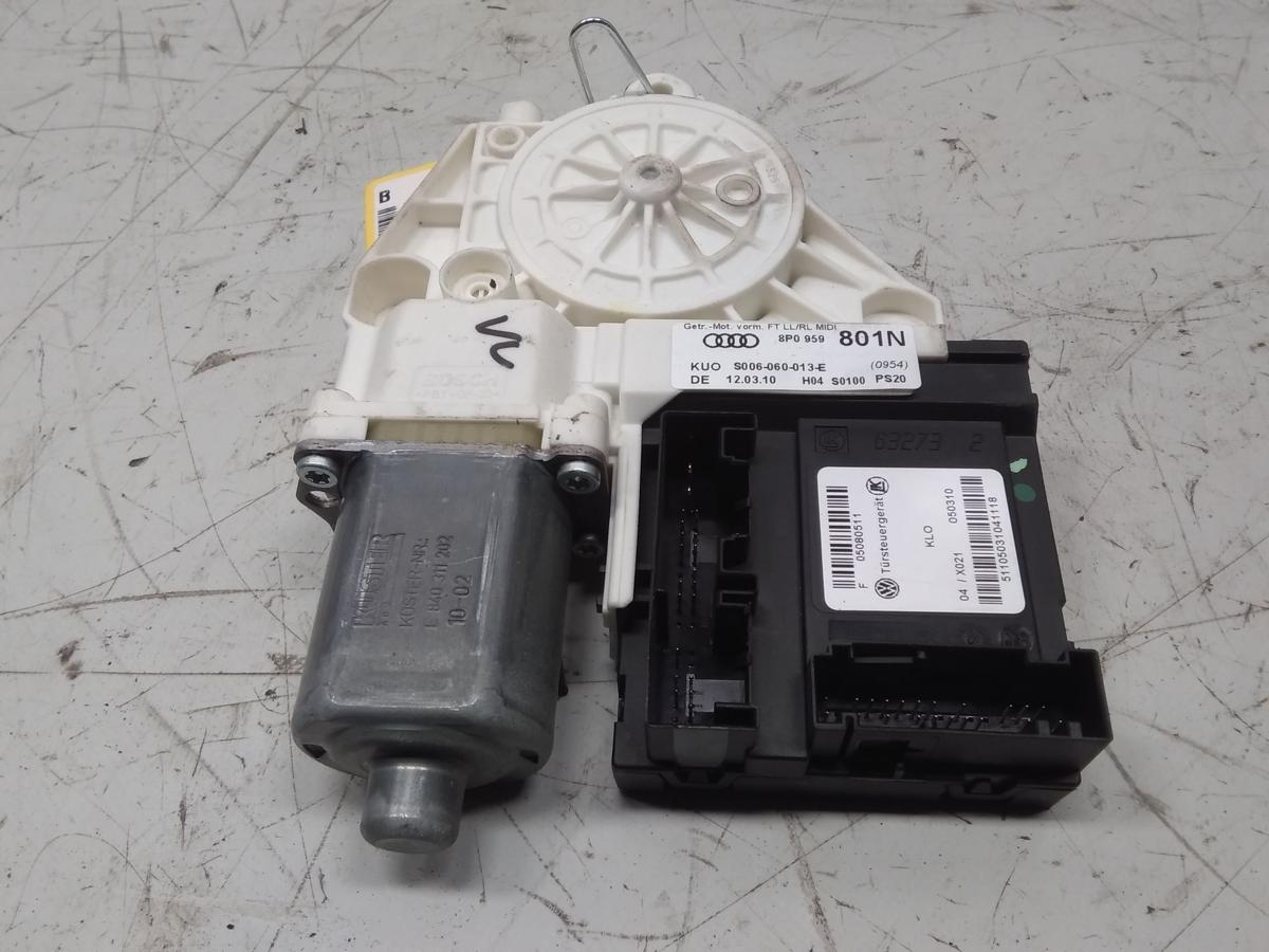 Audi A3 8P original Fensterhebermotor vorn links mit Türsteuergerät Bj.2010