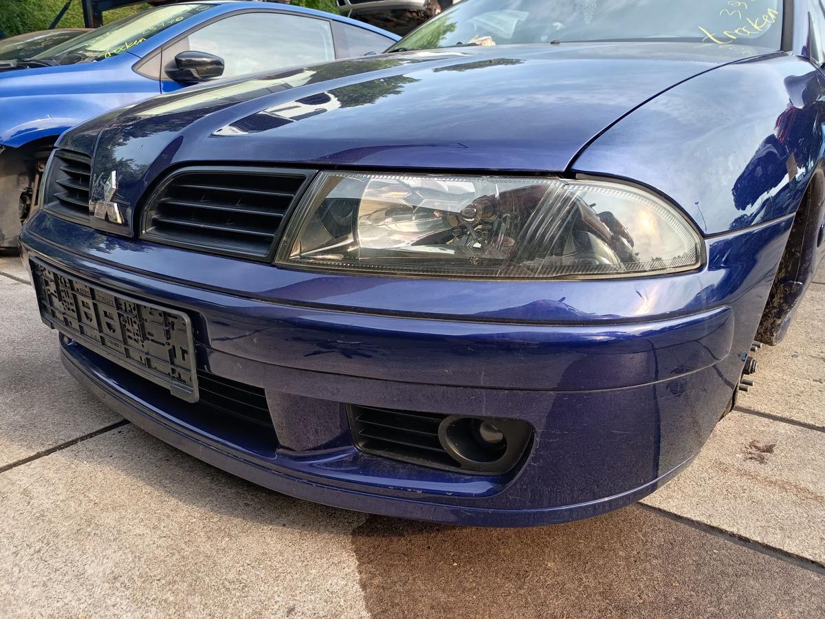 Mitsubishi Carisma original Stoßstange vorn Facelift ab 2002 dunkelblau metallic