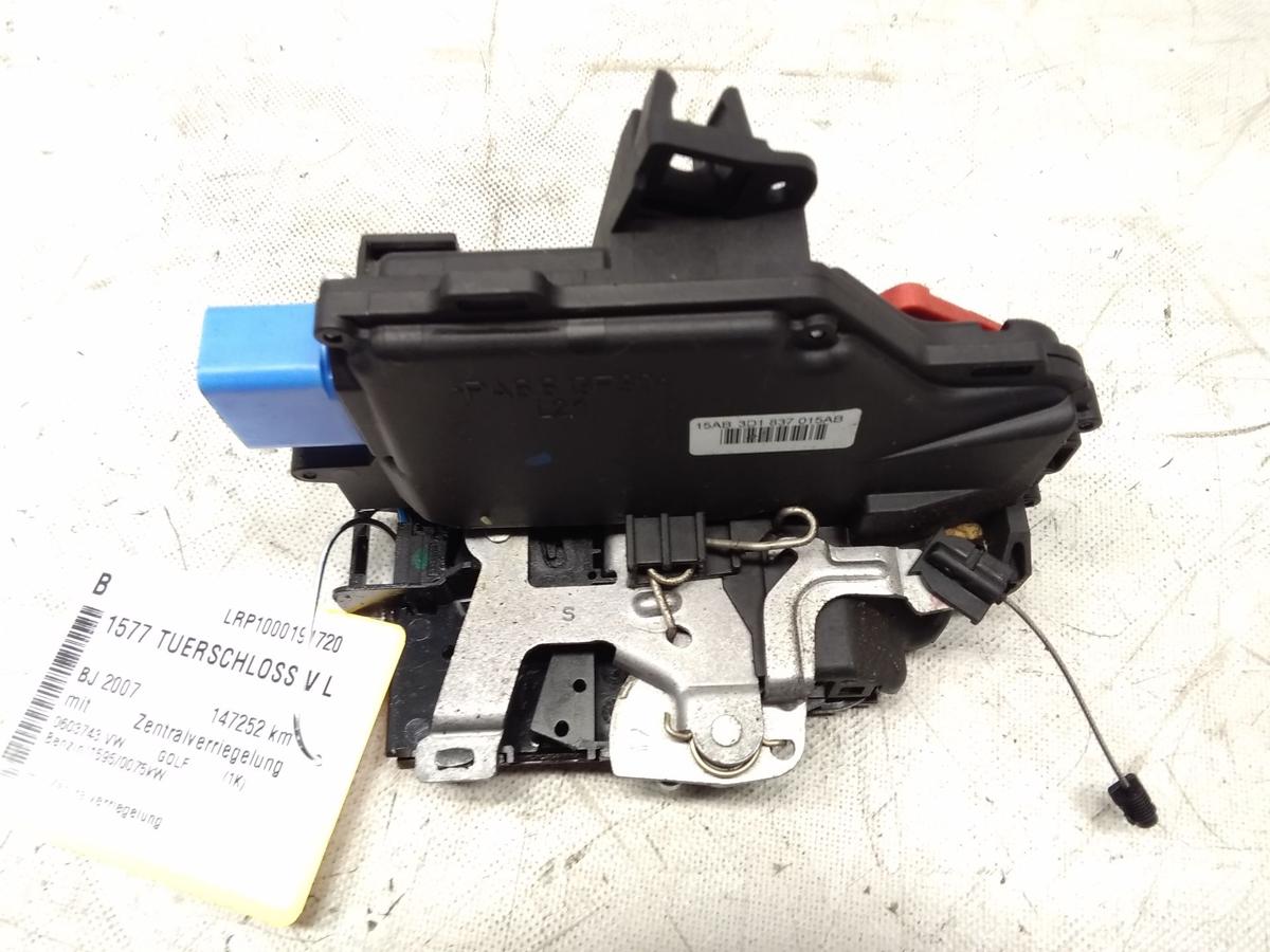 VW Golf 5 1K original Türschloß vorn links mit Zentralverriegelung BJ2007