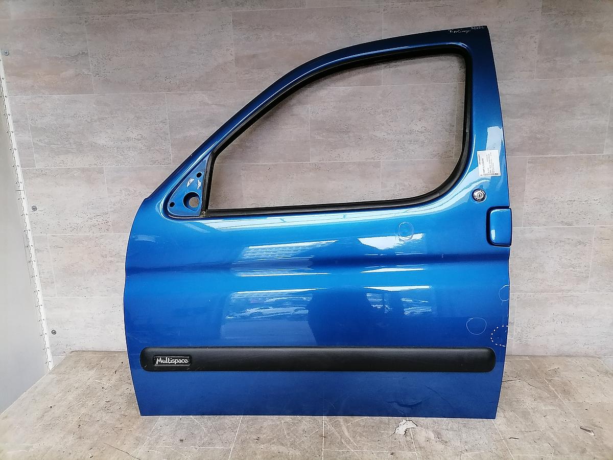 Citroen Berlingo 05-09 Tür vorn links Fahrertür Blau