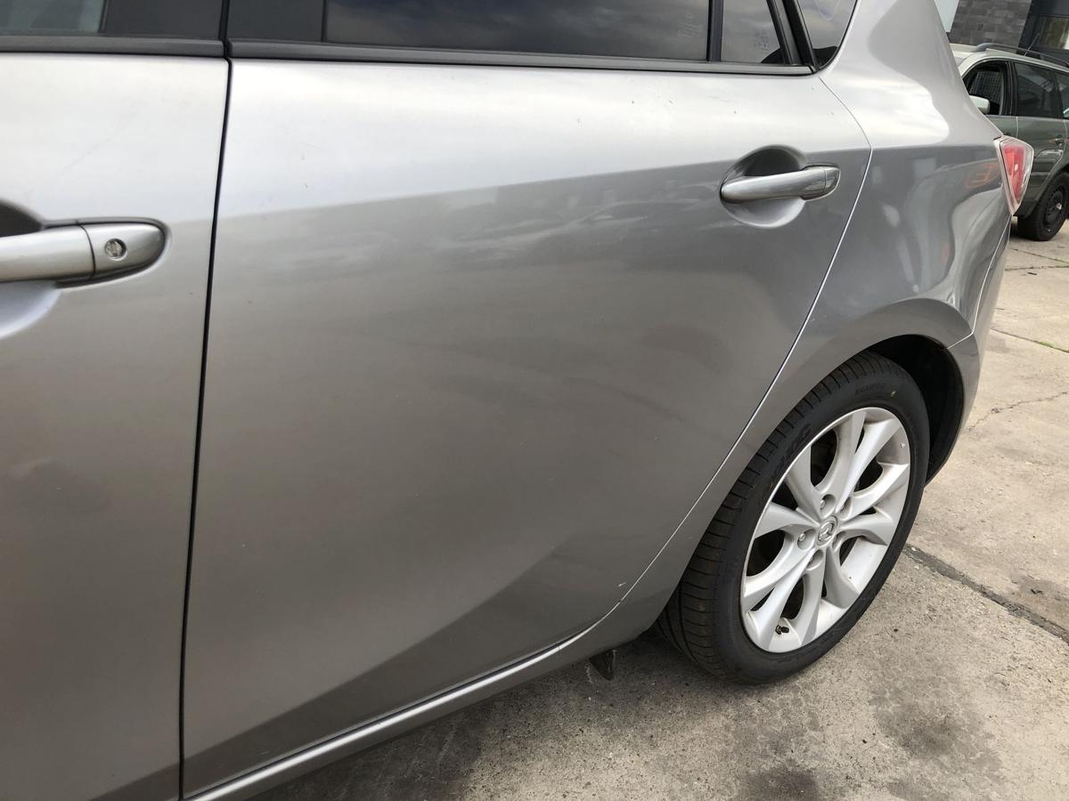 Mazda 3 Typ BL Tür hinten links Fondtür im Rohbau 5trg 38P Liquid Silver Met