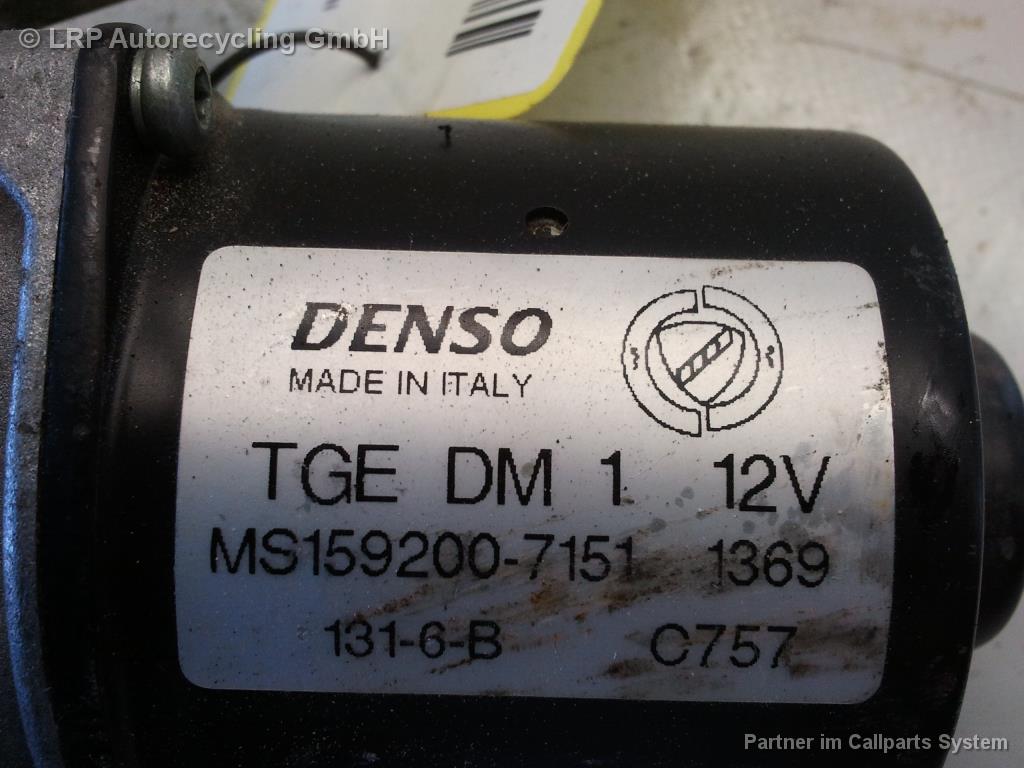 Fiat Panda 2 Typ 169 BJ2006 Wischermotor vorn 1592007151 Denso