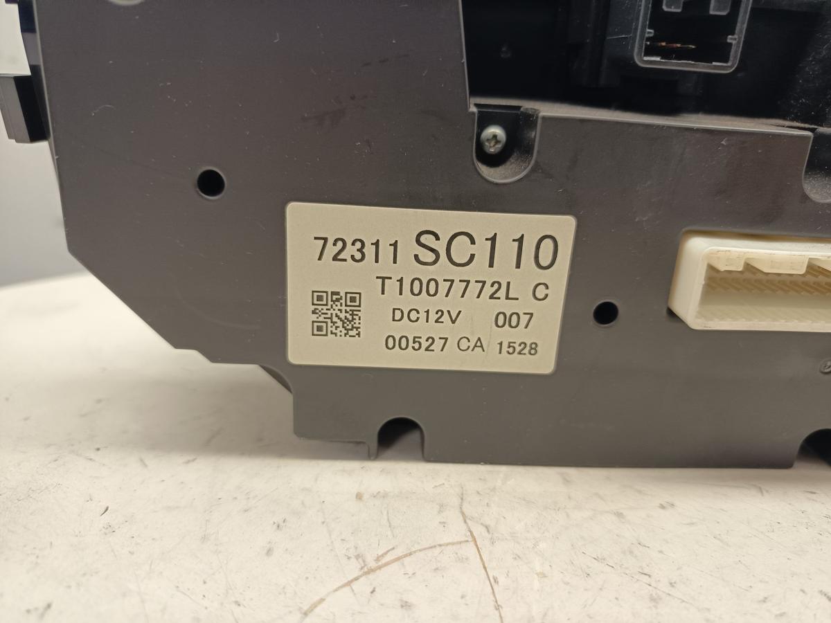 Subaru Impreza original Heizungsbet&auml;tigung Klimaautomatik 72311SC110 Bj 2010