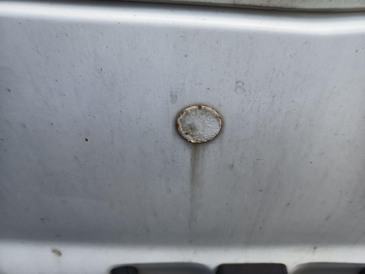 Opel Vivaro A original Heckklappe ohne Scheibe L474 Casablancawei&szlig; Bj 2005