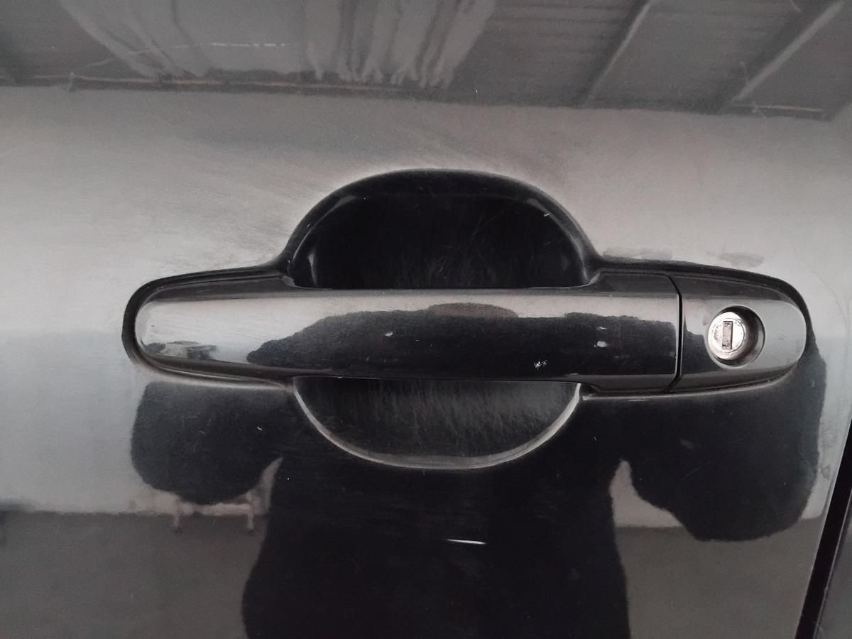 Toyota Corolla Verso II AUR10 Tür vorn links Fahrertür BJ2006 209 night sky black perleffekt