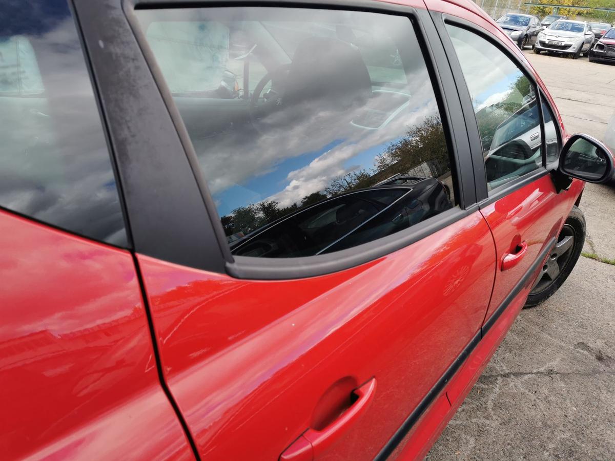 Peugeot 207 SW WE Tür Autotür Fondtür hinten rechts Rohbautür KKN Rouge Aden