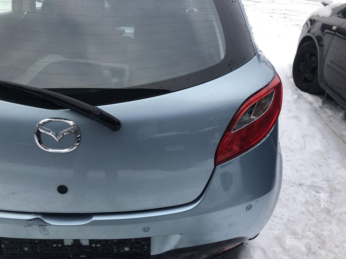 Mazda 2 Typ DE Heckklappe mit Scheibe Rohbau Kofferraumklappe 33Y Icy Blue Met