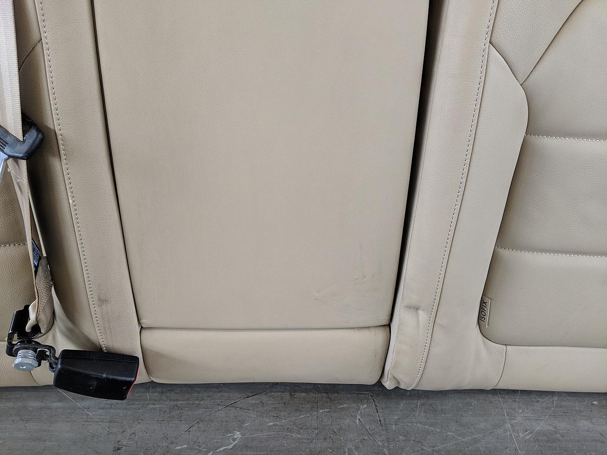 VW Passat 3C B7 Rücksitzbank Leder beige Sitzheizung Limousine Sitzbank Fond
