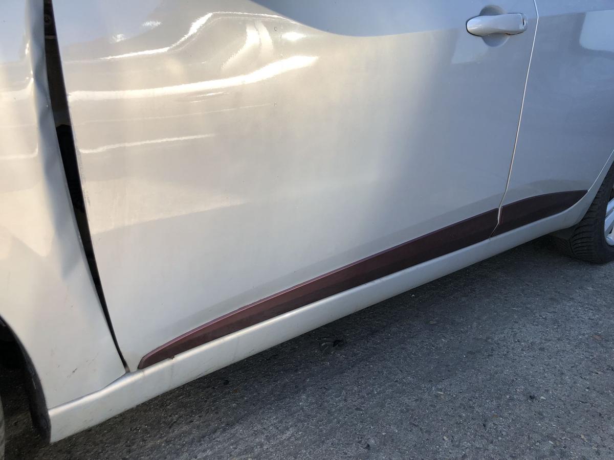 Nissan Micra K14 Tür vorn links Fahrertür im Rohbau KNV Warm Silver Met