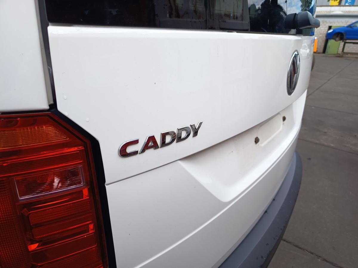 VW Caddy IV SA original Heckklappe mit Scheibe B9A Candywei&szlig; Bj 2016