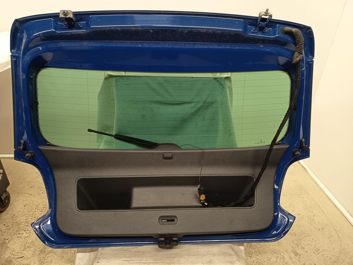 VW Polo 6R orig Heckklappe mit Scheibe Kofferraum LD5E Blau Bj 2011