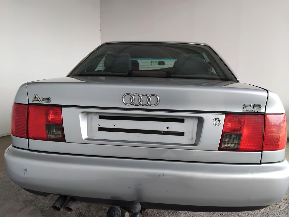 Audi A6 C4 Limousine Heckklappe Heckdeckel LY7M alusilber Facelift BJ1996
