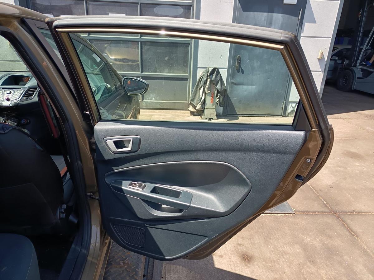 Ford Fiesta VI original T&uuml;r hinten rechts Castano-Braun Metallic Baujahr 2012