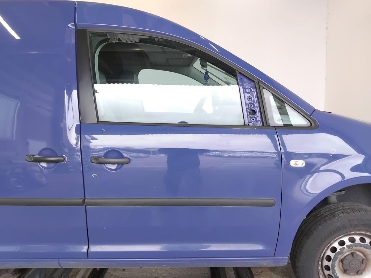 VW Caddy 2K T&uuml;r vorn rechts Beifahrert&uuml;r LA5C Surfblau BJ2009