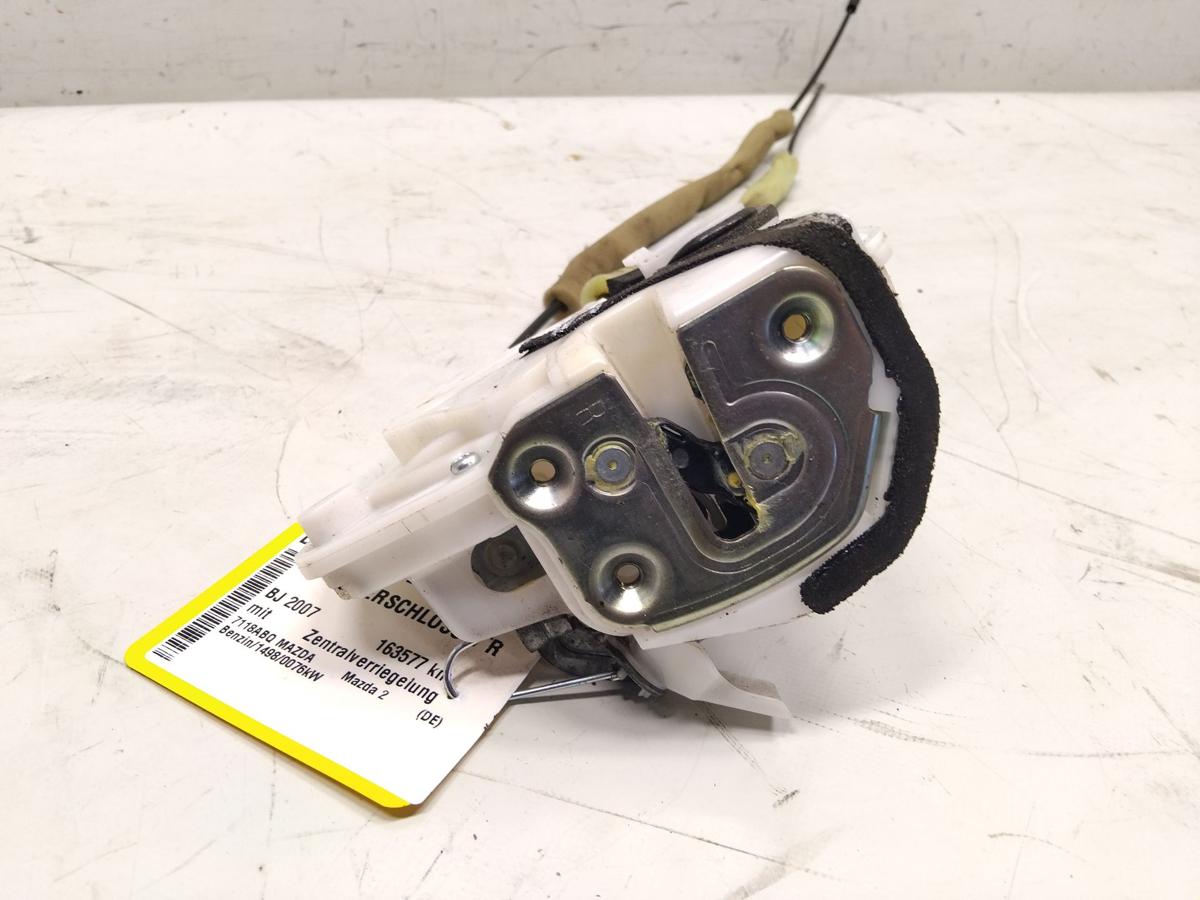 Mazda 2 DE original T&uuml;rschloss vorn rechts mit Zentralverriegelung BJ2007