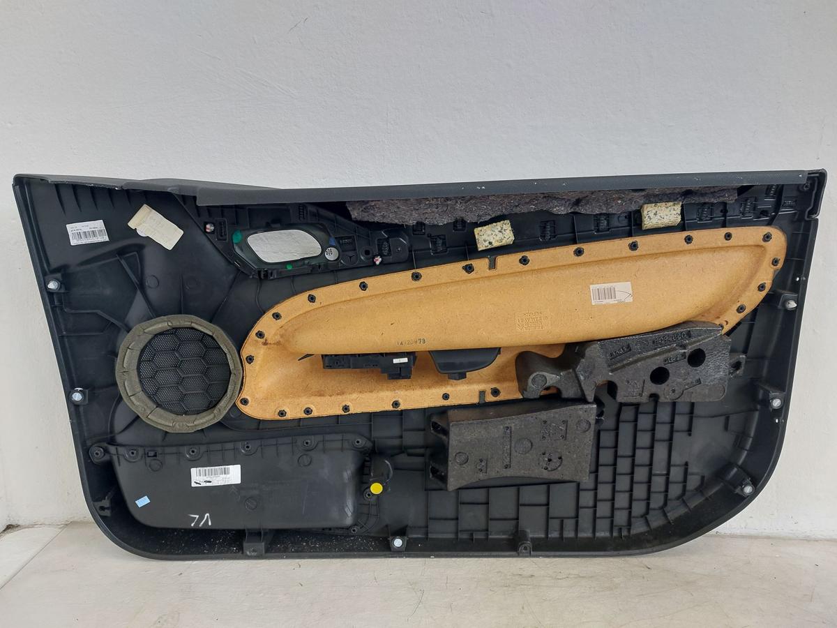 Citroen DS3 Sport Chic T&uuml;rverkleidung vorn links Fahrert&uuml;r Leder weinrot