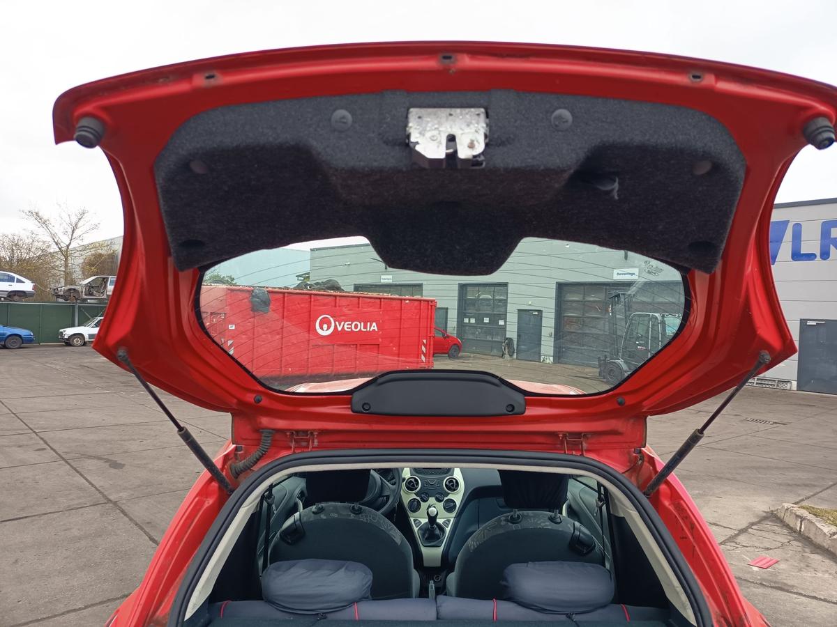 Ford KA RU8 original Heckklappe mit Scheibe Rost Sunriserot Bj 2010