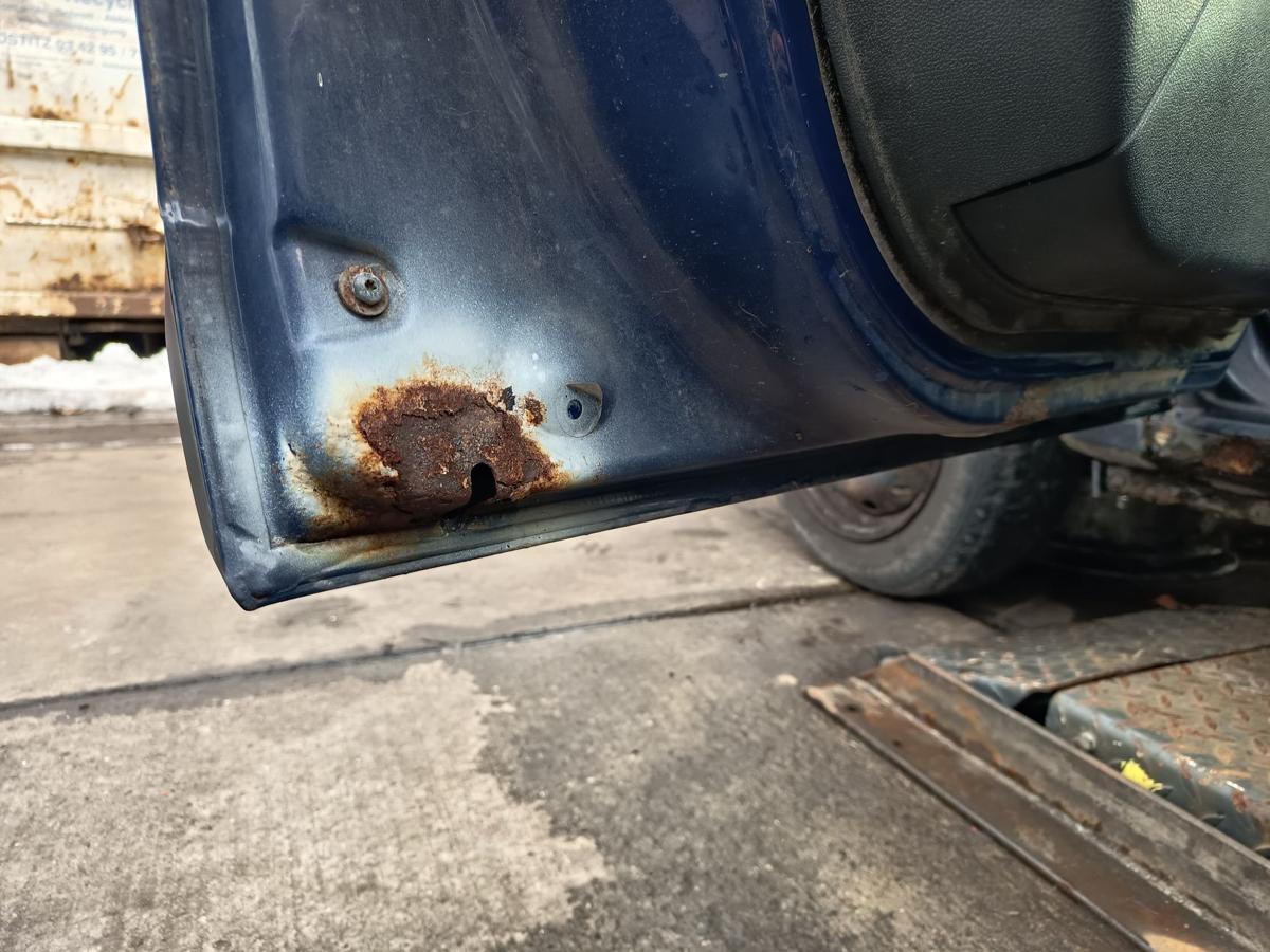 Dacia Sandero 1 original T&uuml;r vorn links Fahrer 61H Blue marine Bj 2009