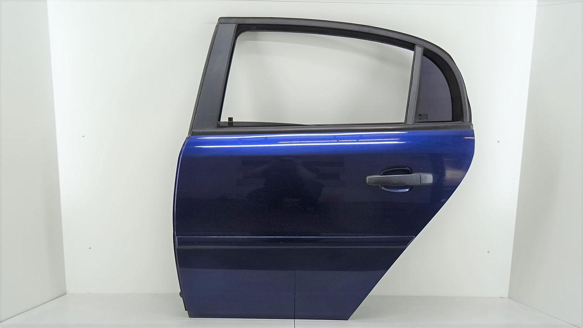 Opel Vectra C Limousine Bj2003 Tür hinten links in Ultrablau 4 Türig Modell bis 2005