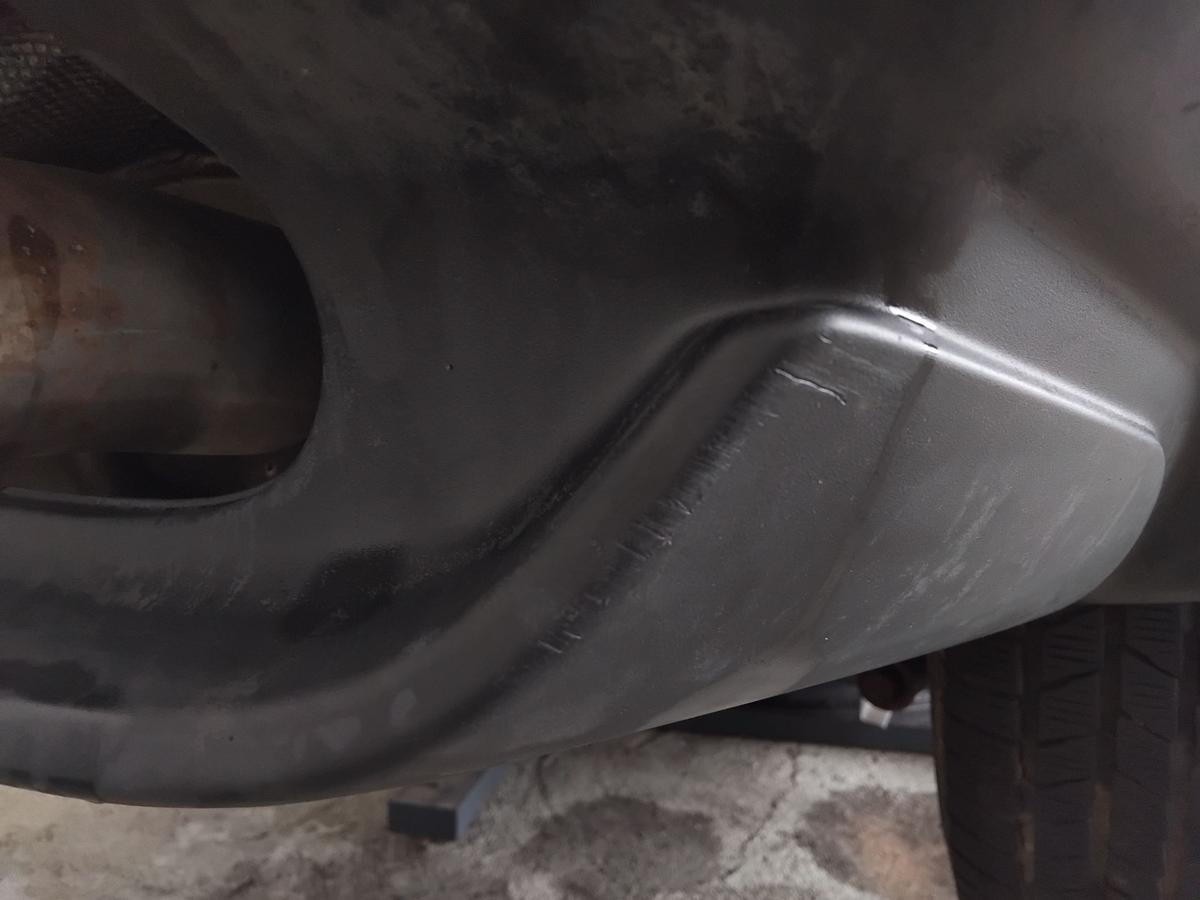 BMW X5 E53 orig Sto&szlig;f&auml;nger Sto&szlig;stange hinten f&uuml;r Gasauto BJ2000 PDC titansilber