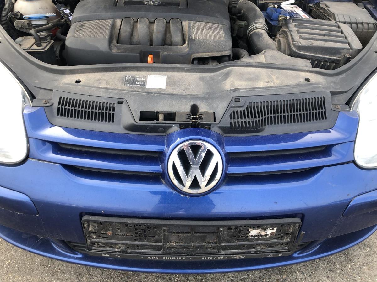 VW Golf 5 V 1K Grill K&uuml;hlergrill Frontgrill mit Logo LC5J Laserblaumet
