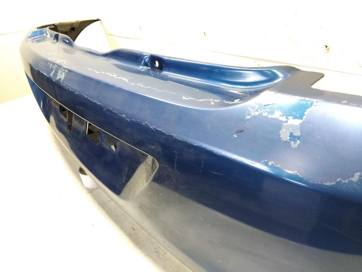 Renault Clio 2 Phase 4 original Sto&szlig;stange Sto&szlig;f&auml;nger hinten BJ2007 RNA Bleu Extreme Nacre