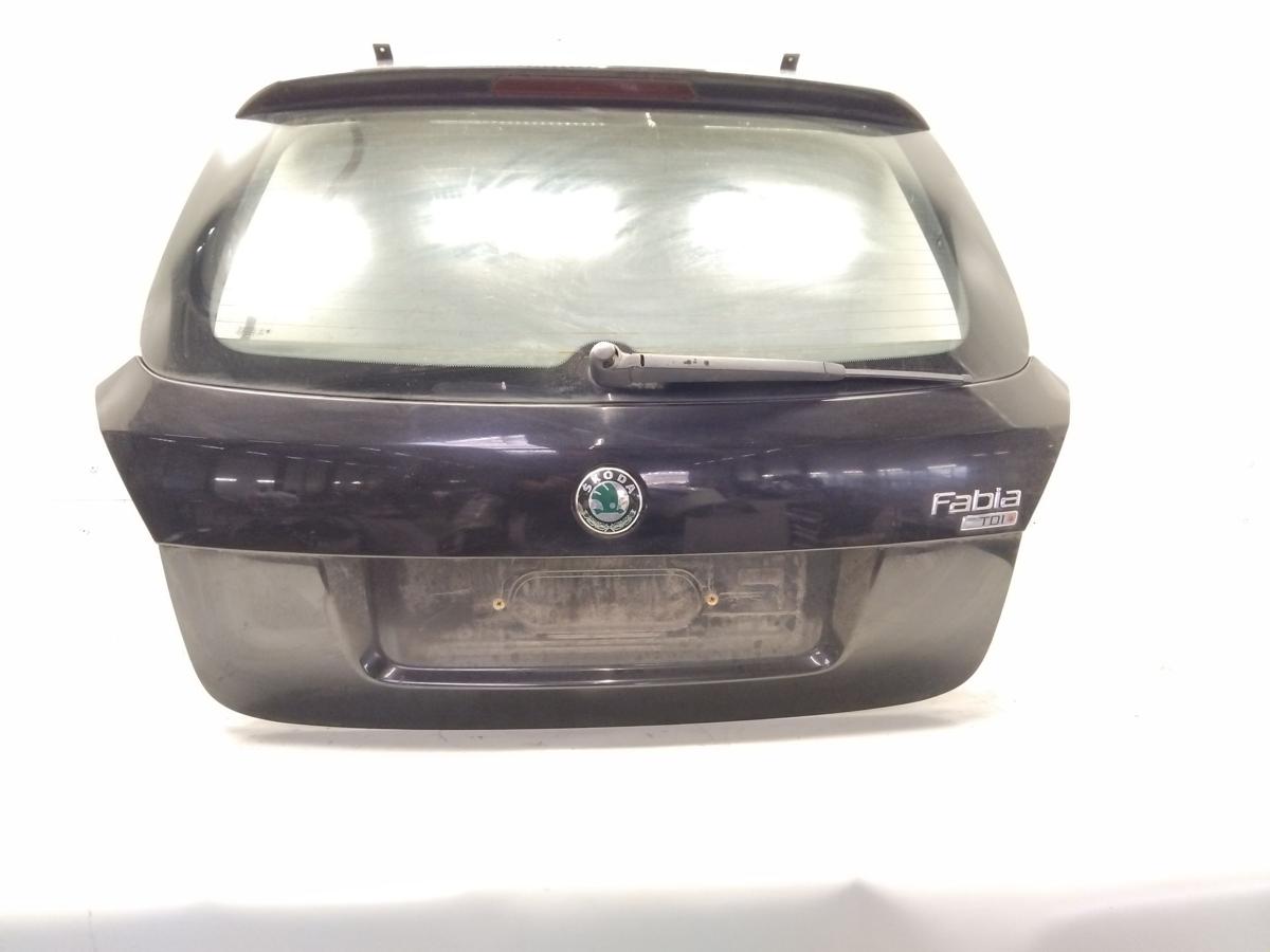 Skoda Fabia 2 Kombi 5J Heckklappe schwarzmetallic 9910 mit Heckscheibe Bj.2008