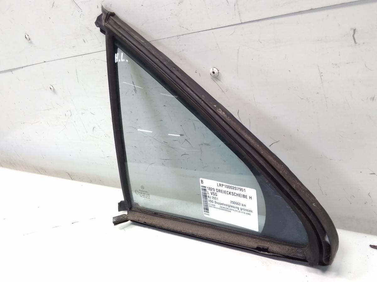 Mercedes S-Klasse W220 Dreieckscheibe T&uuml;r hinten links Doppelverglasung Bj.2001