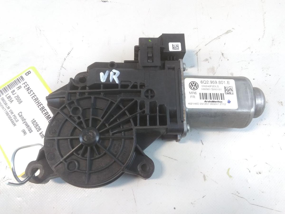VW Polo 9N3 original Fensterhebermotor vorn rechts 6Q2959801E BJ2008