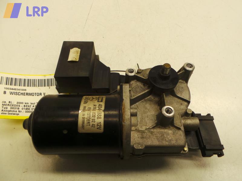 Mercedes A140 W168 Bj.2000 original Wischermotor vorn 1688200242 Valeo 404388