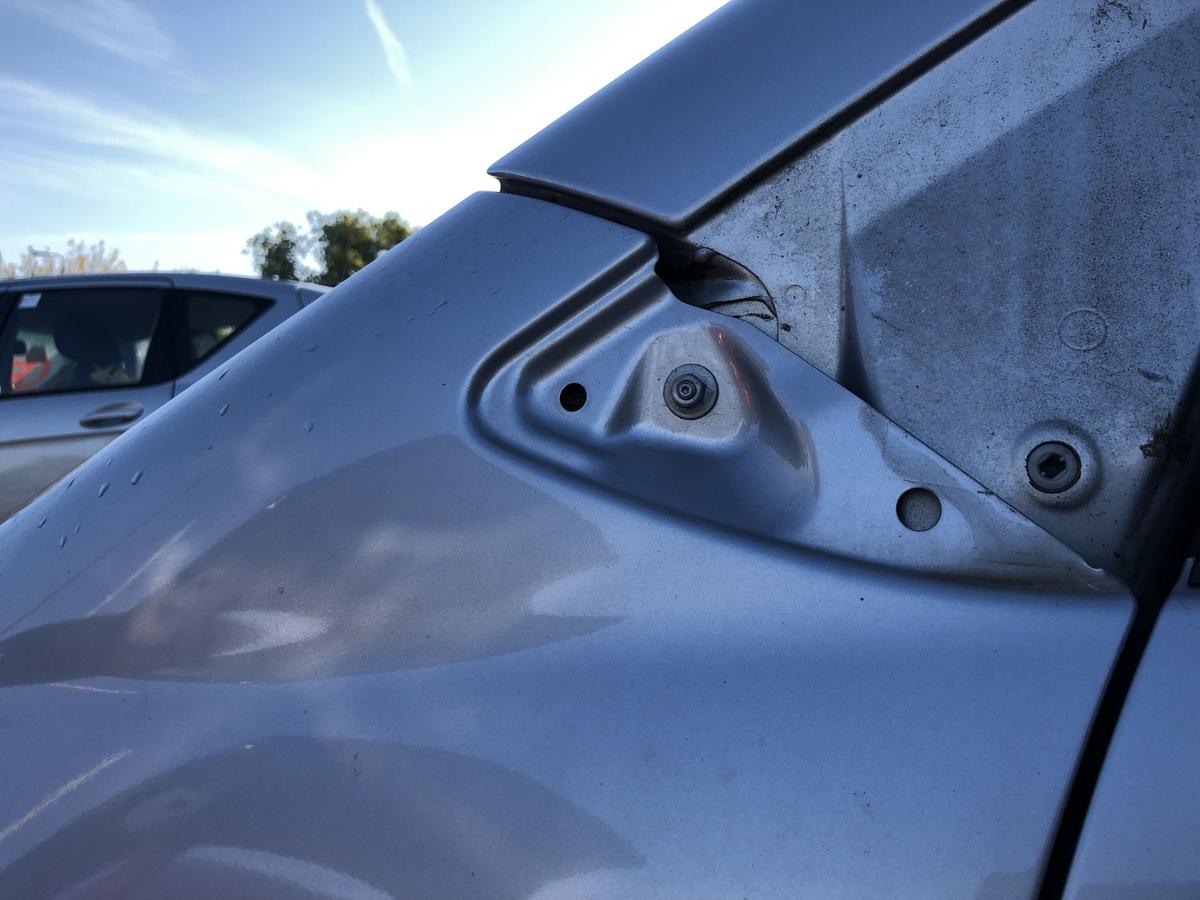 Mercedes A-Klasse W169 Kotfl&uuml;gel vorn links Fahrerseite Seitenwand 761 silber