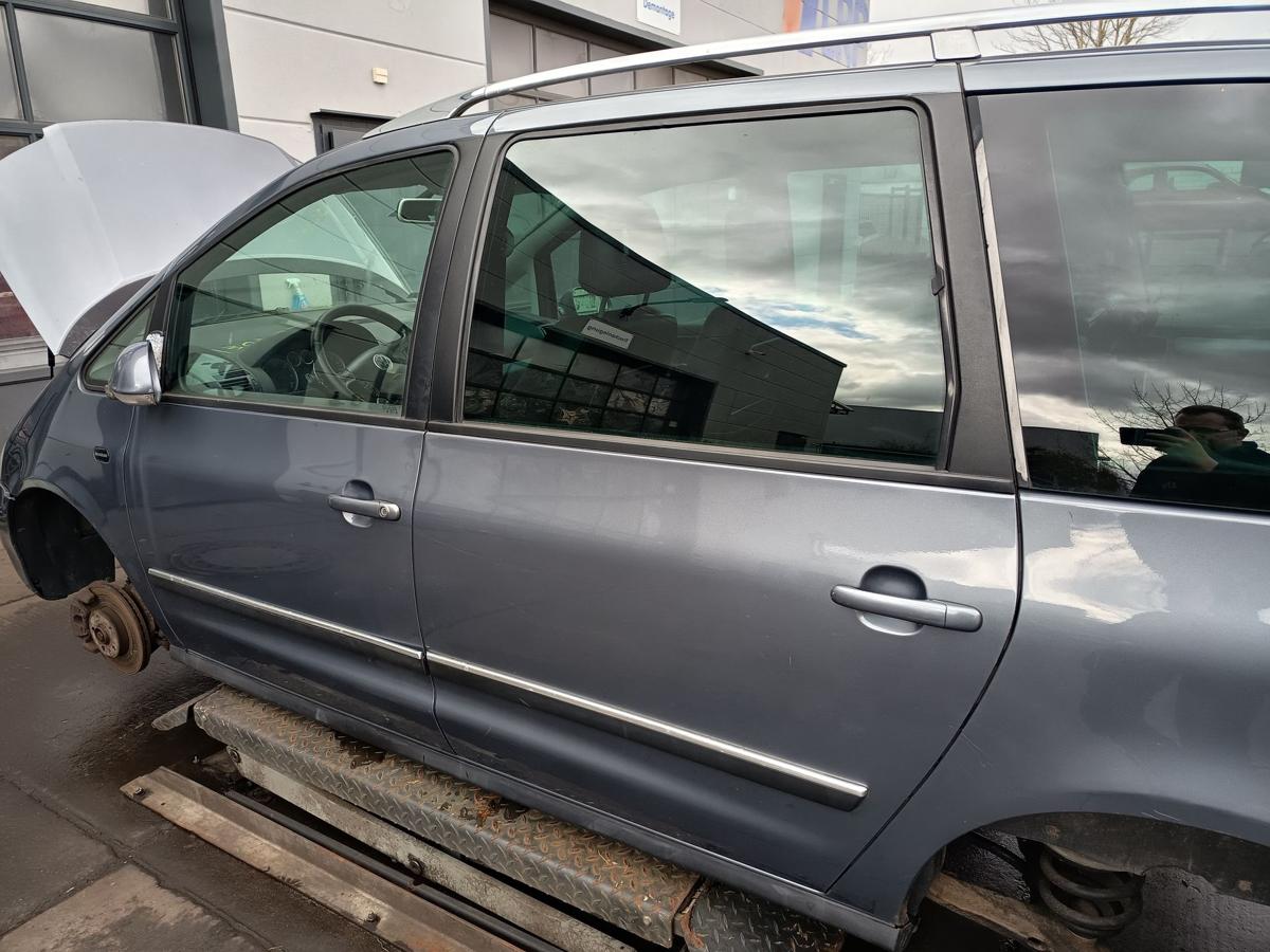 VW Sharan original T&uuml;r hinten links LR7K grau Baujahr 2009