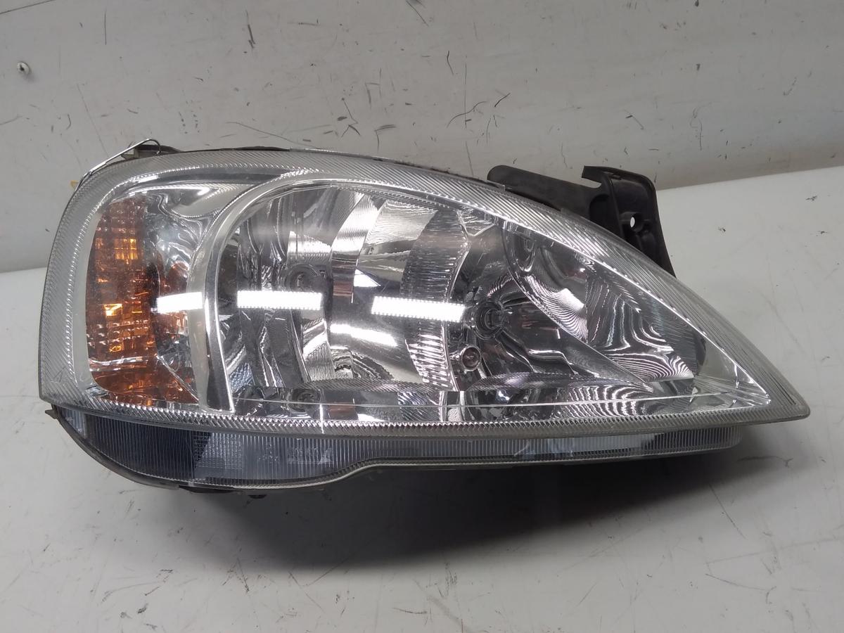 Opel Corsa C orig Scheinwerfer rechts Halogen mit LWR BJ2004 Facelift 13115005