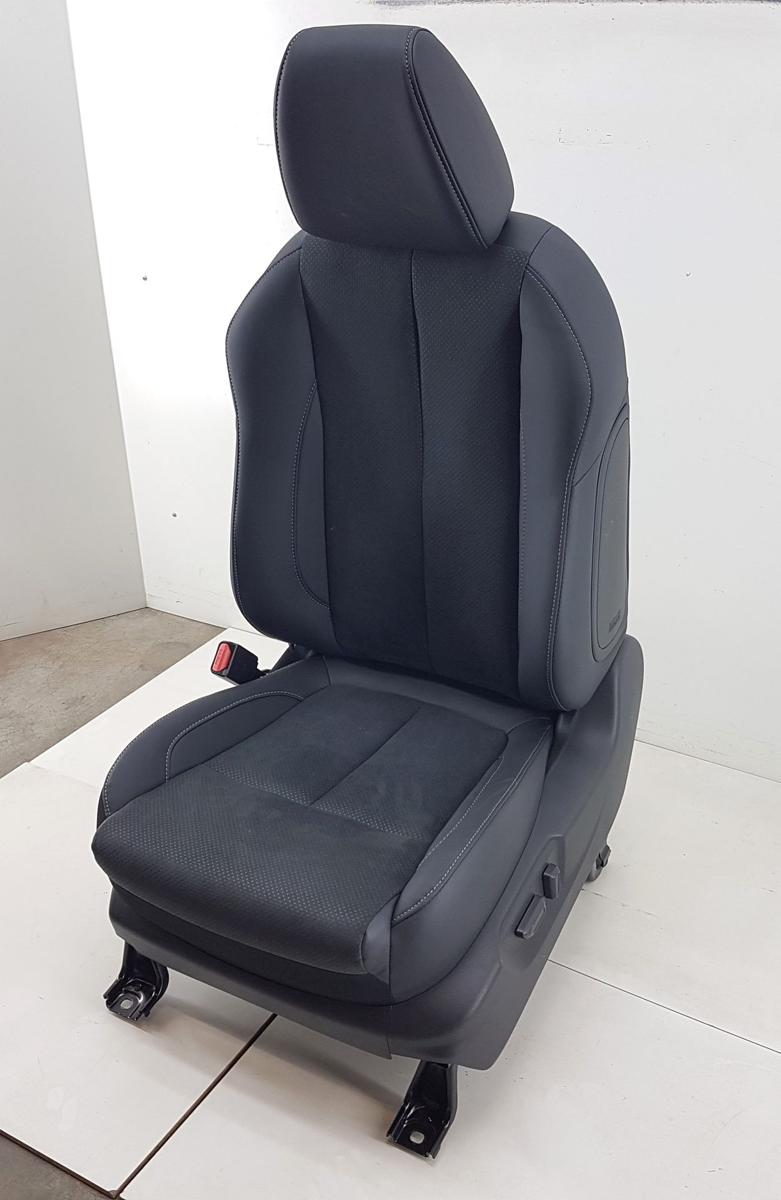 Mitsubishi Eclipse Cross Sitz vorn links Bj23 Teilleder dunkelgrau Sitzheizung