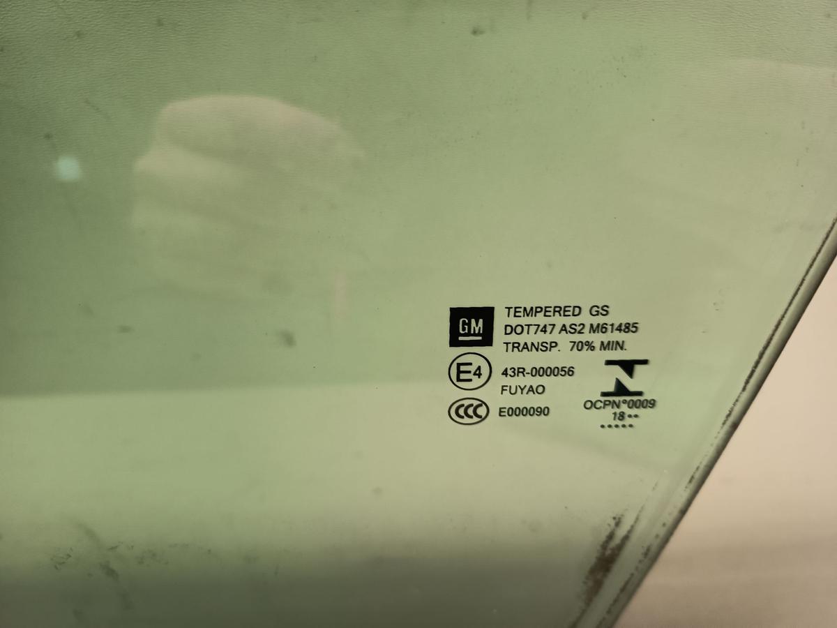 Opel Insignia B original T&uuml;rscheibe vorn links Fahrerfenster Bj 2019