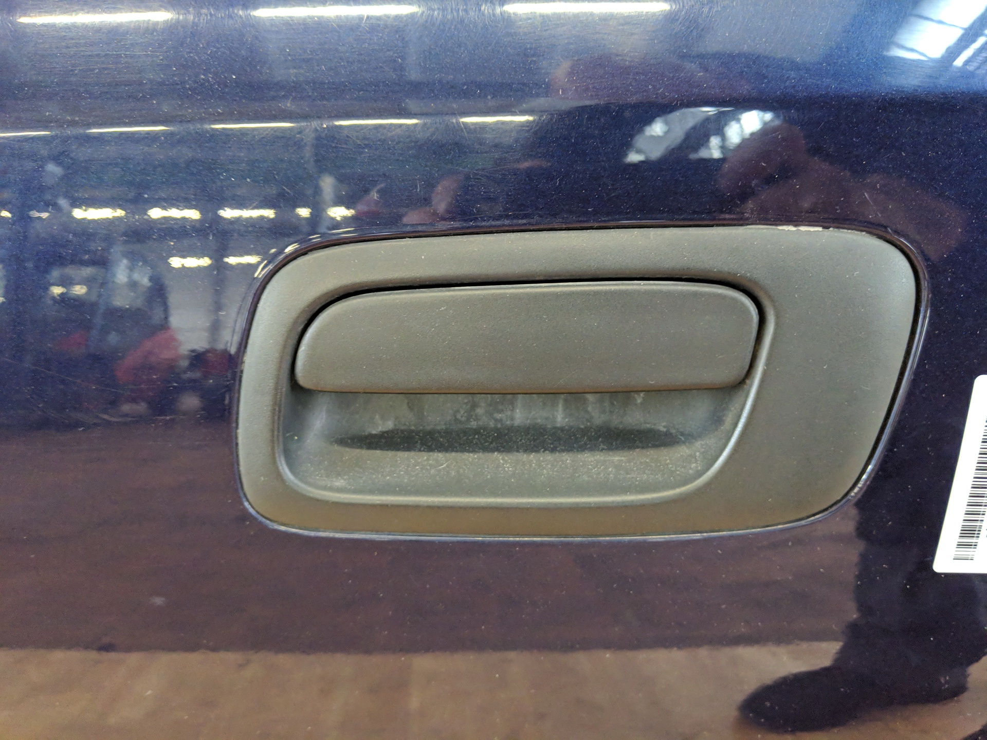 Opel Astra G Tür hinten links Caravan Z282 Polarmeerblau