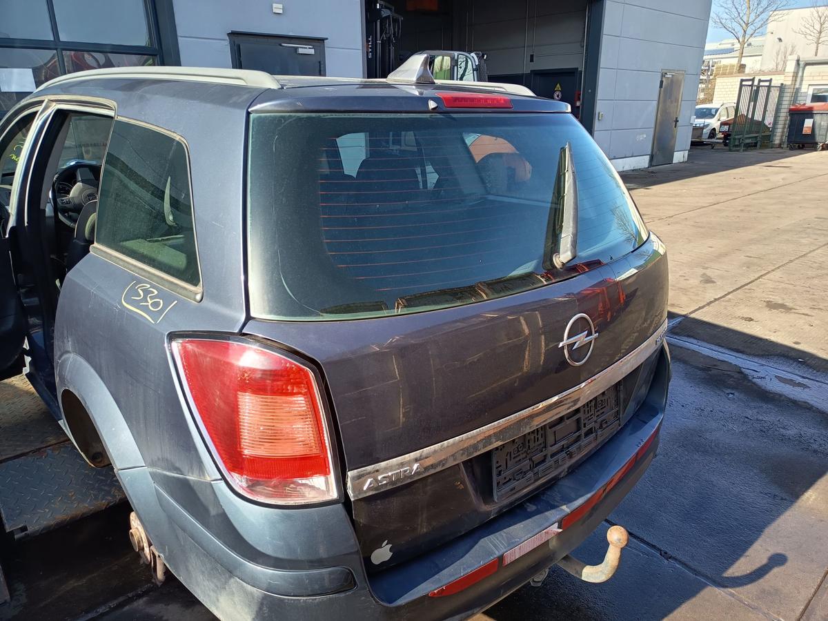 Opel Astra H Caravan original Heckklappe mit Scheibe Z168 Metroblau Bj 2006