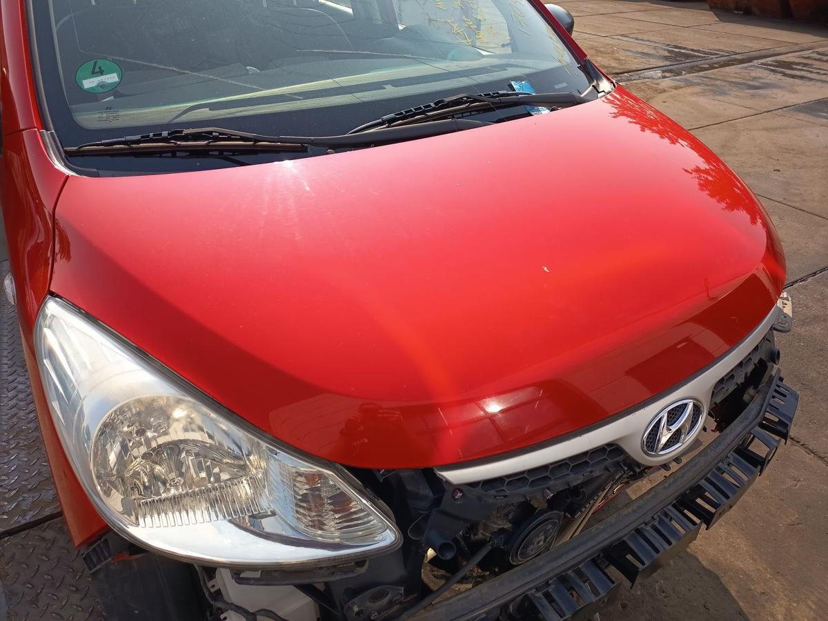 Hyundai I10 PA original Motorhaube H4 Electric Red vor Facelift Bj 2009