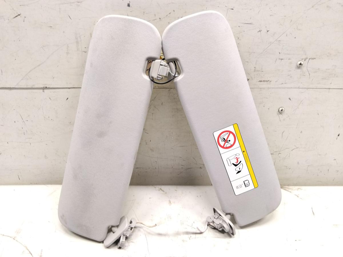 Tesla Model Y original Satz Sonnenblenden links und rechts hellgrau BJ2023