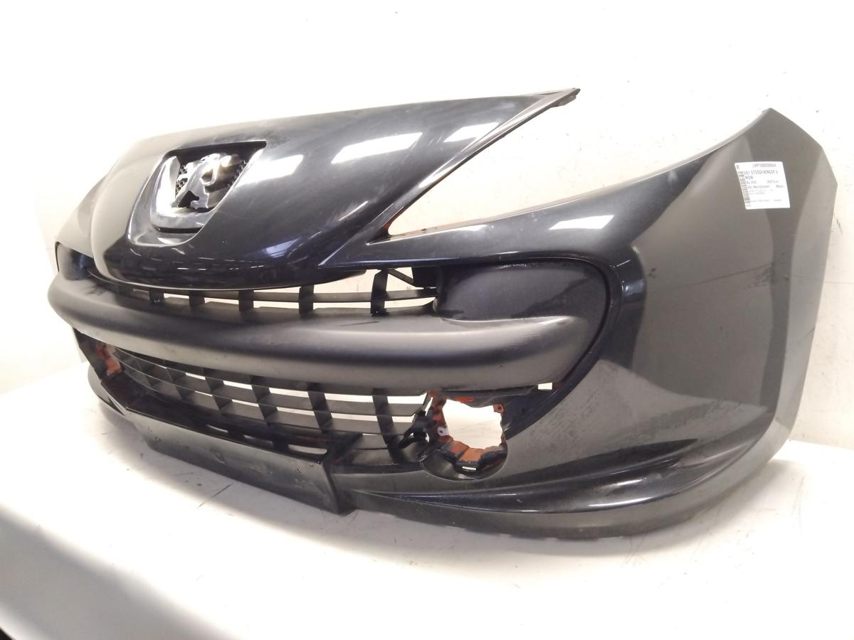 Peugeot 207 original Sto&szlig;f&auml;nger Sto&szlig;stange vorn EXL Nachtschwarz lackiert BJ2006