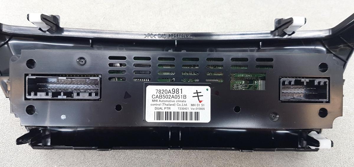 Mitsubishi Eclipse Cross Klimabedienteil Heizungsregulierung Bj2023 7820A981