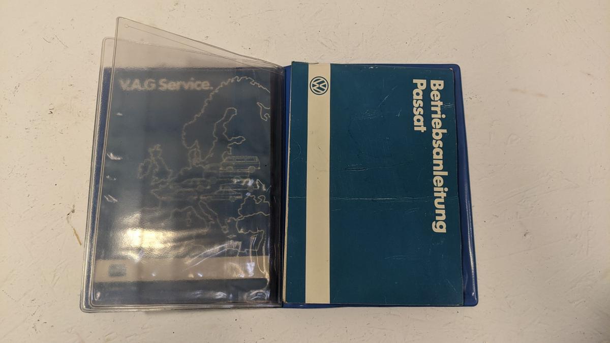 VW Passat B2 32B Bordbuch Bordmappe Bedienungsanleitung