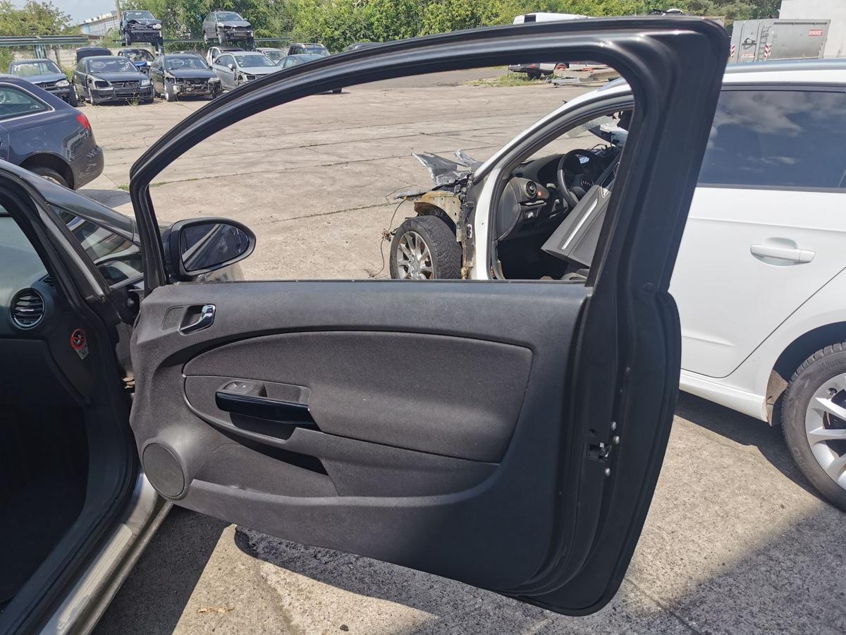 Opel Corsa D Beifahrertür Tür Autotür Rohbau vorn rechts Z177 Karbongraumet 3trg