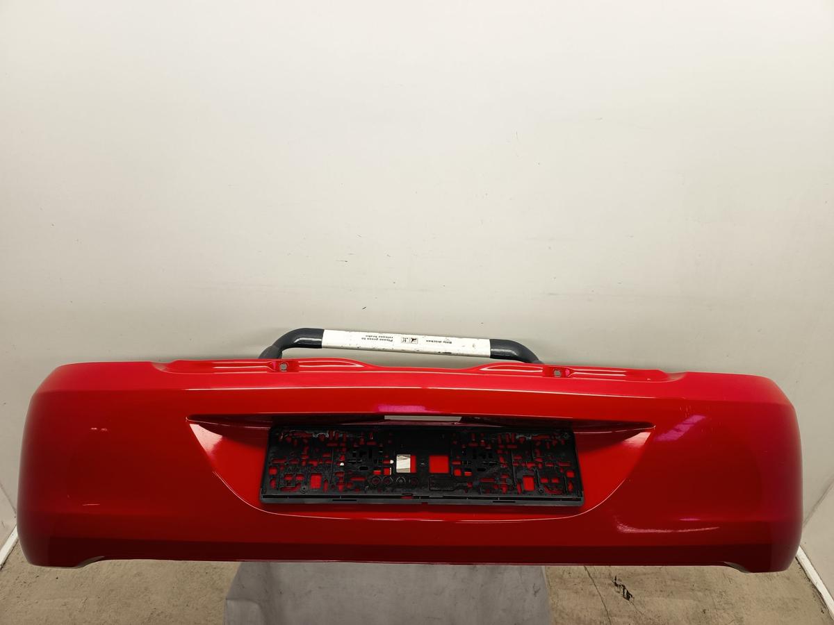 Renault Clio II Campus Bj 2009 original Stoßfänger hinten OV727 RED BRISK