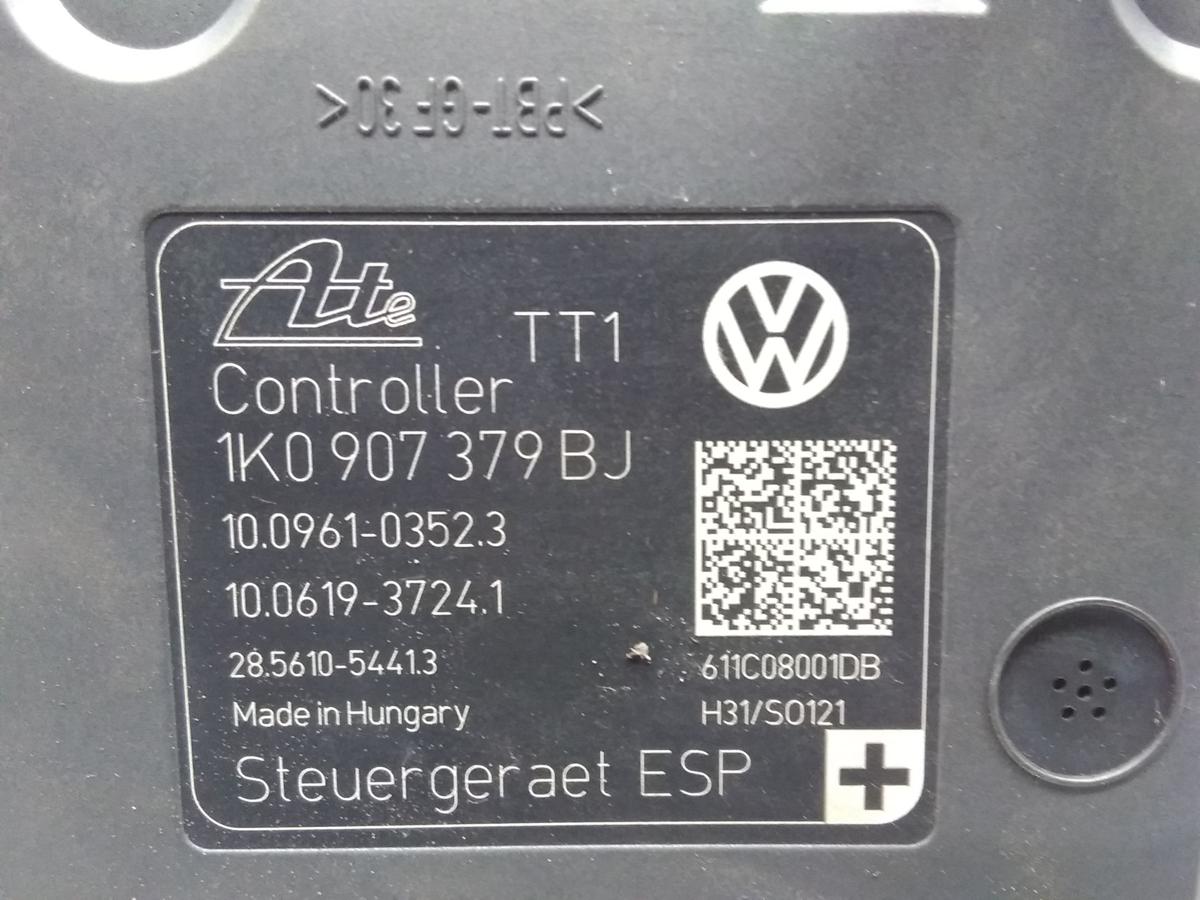 VW Golf 6 GTI original ABS-Block 1K0614517DE 1K0907379BJ Bj.2012